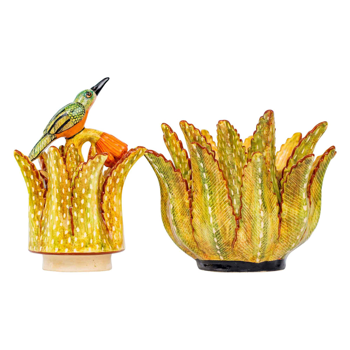 Bird & aloe jewelry box