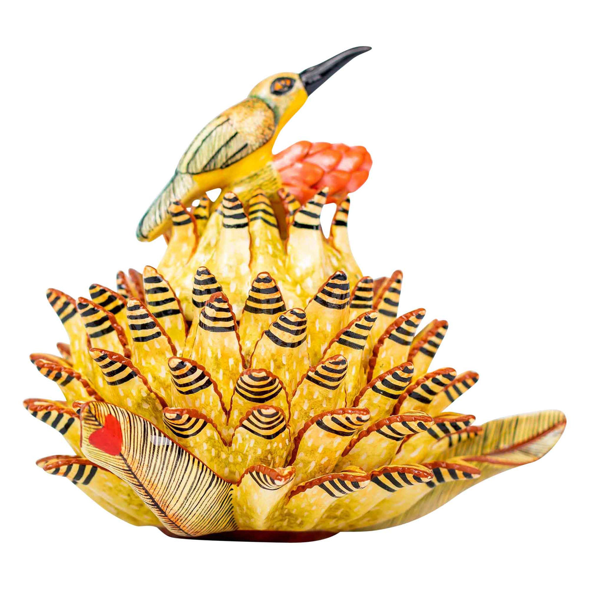 Bird & protea jewelry box