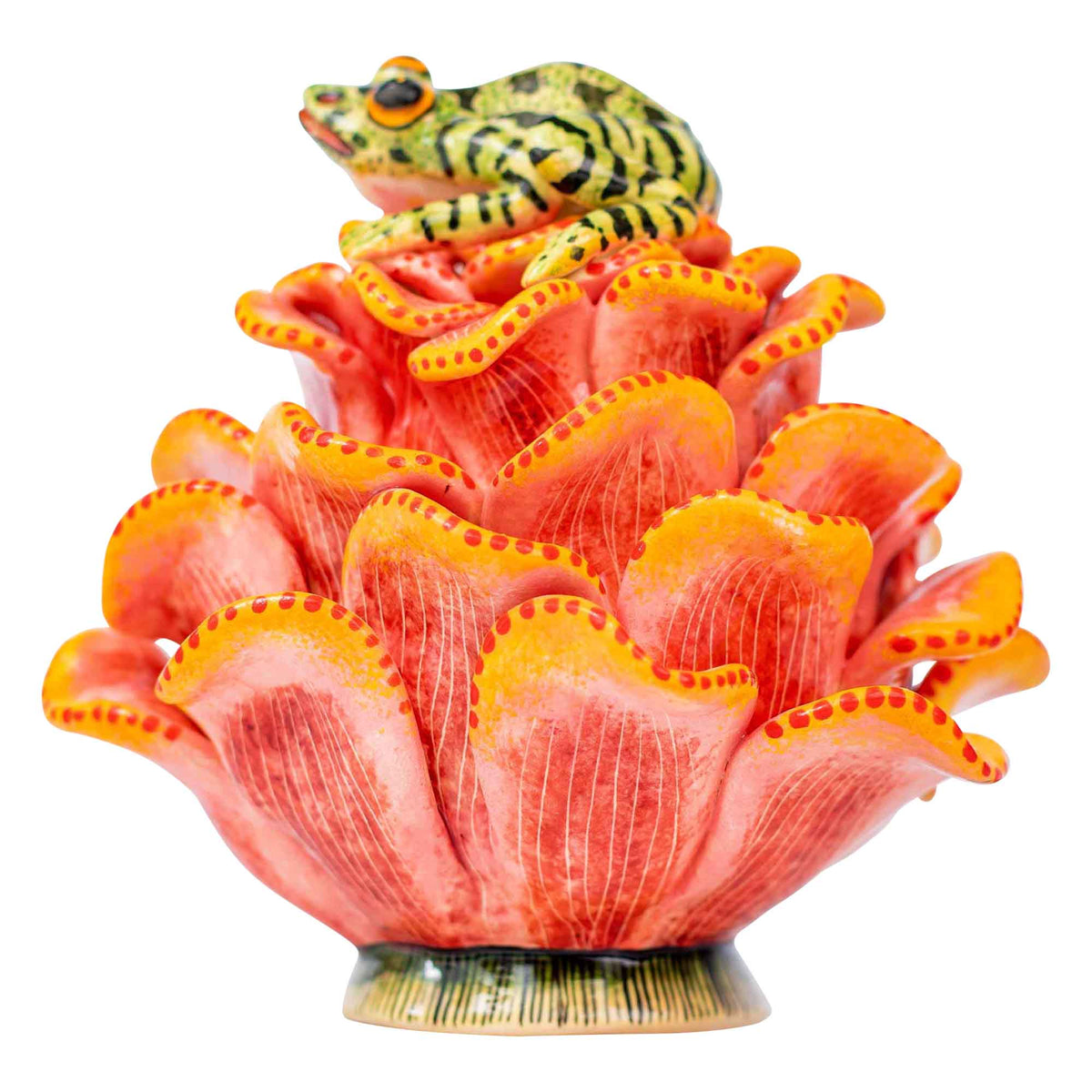 Frog & succulent jewelry box