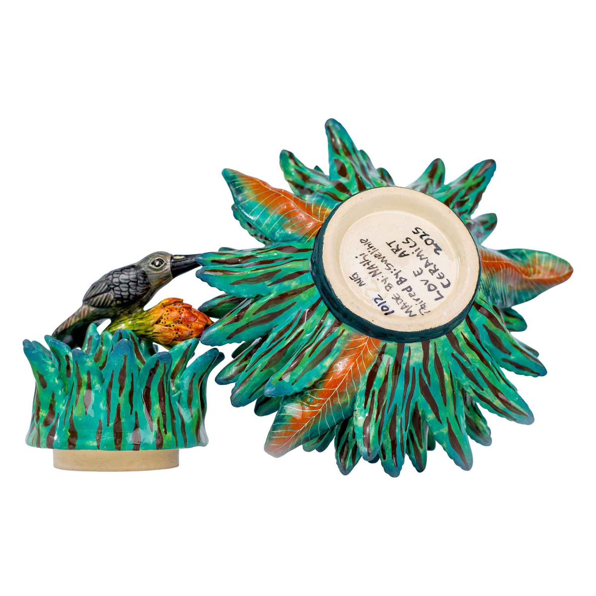 Bird & aloe jewelry box