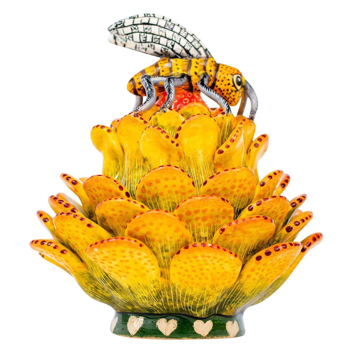 Bee & succulent jewelry box