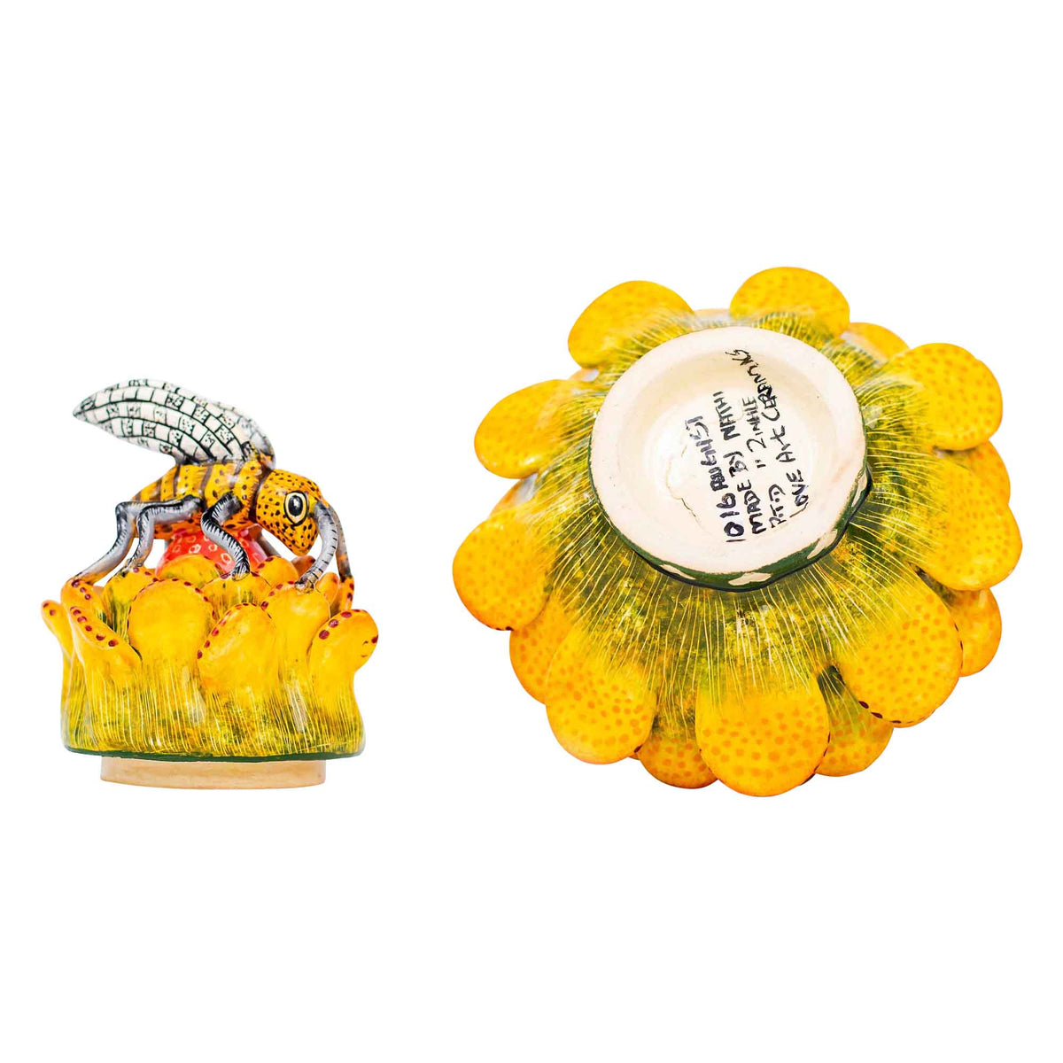 Bee & succulent jewelry box