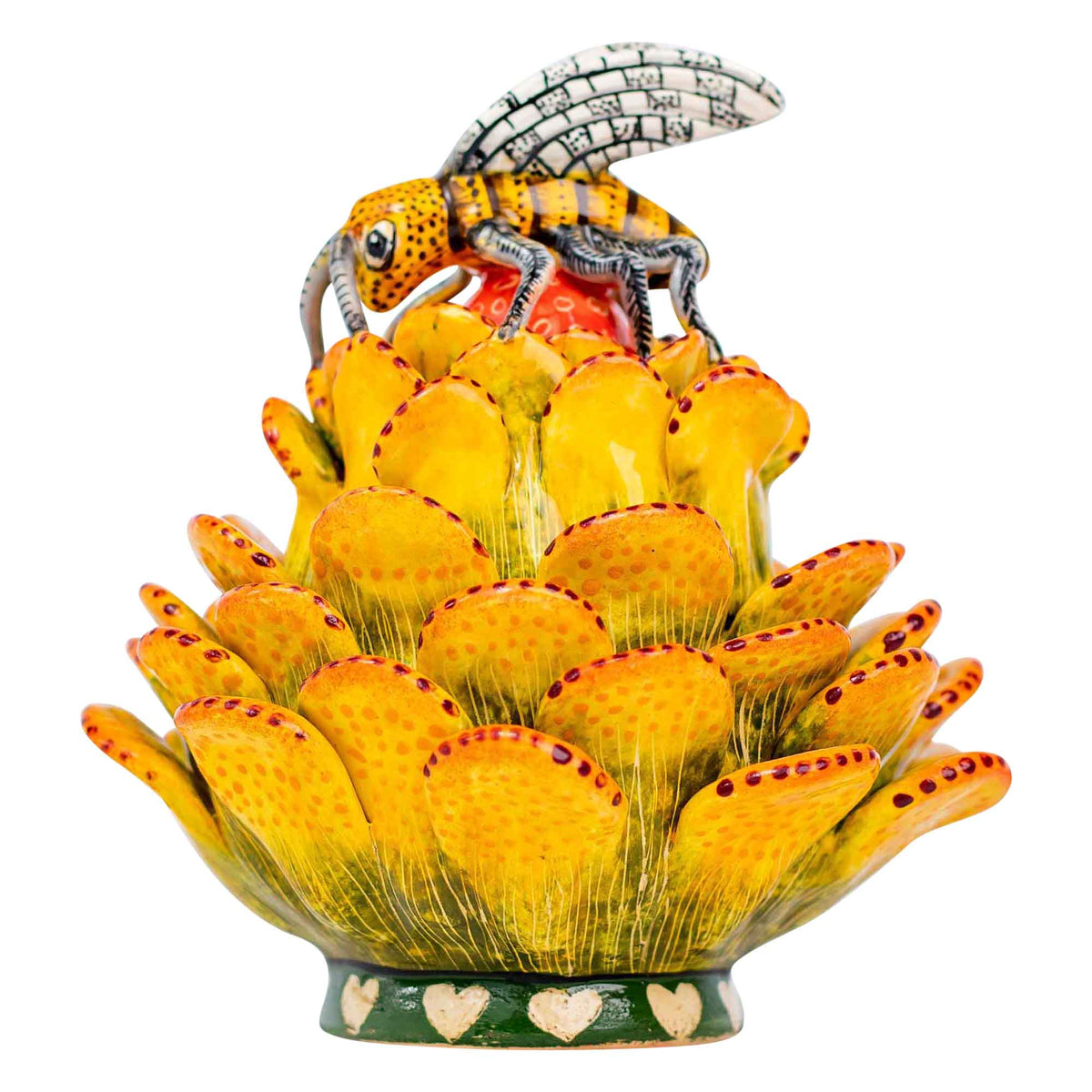 Bee & succulent jewelry box