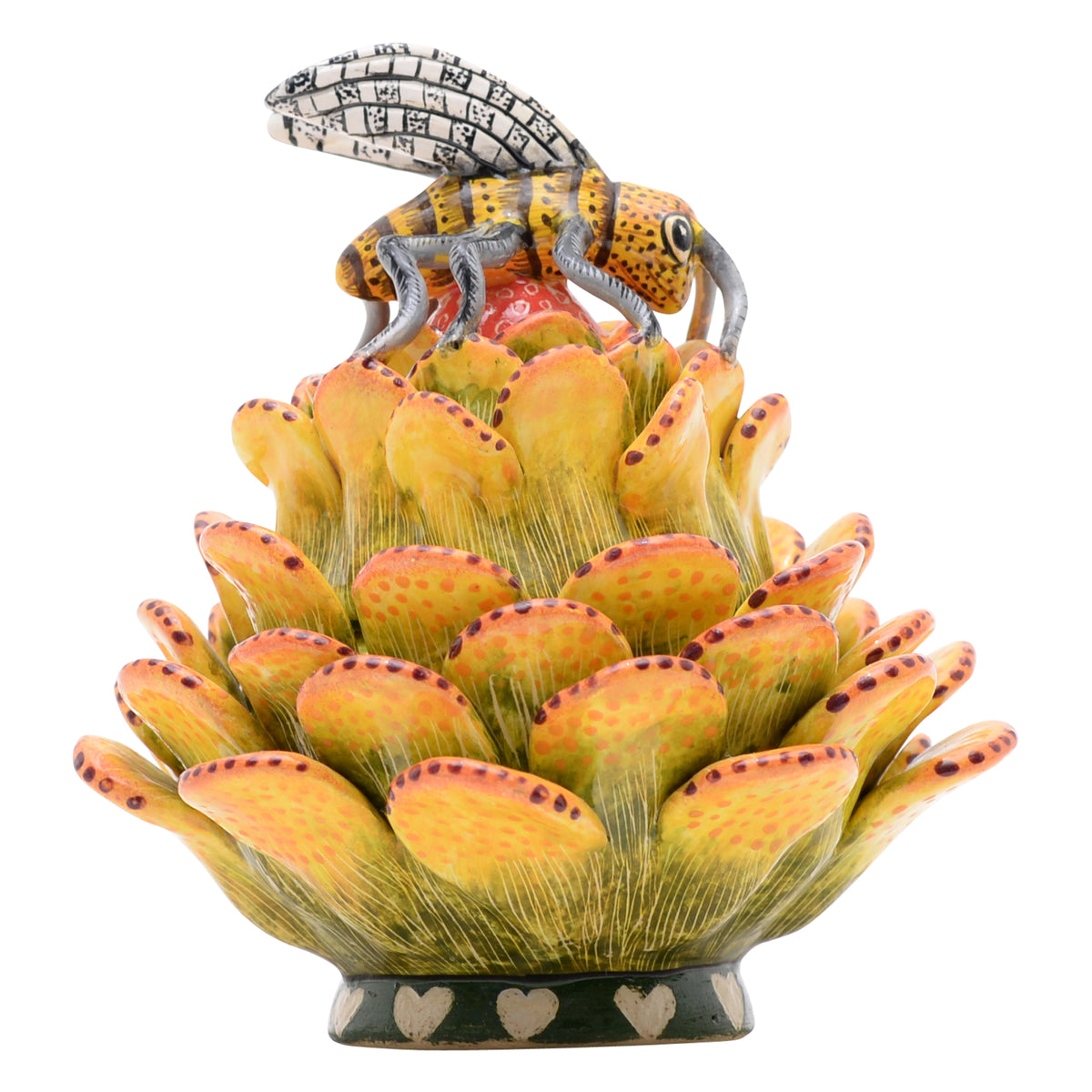 Bird & succulent jewelry box