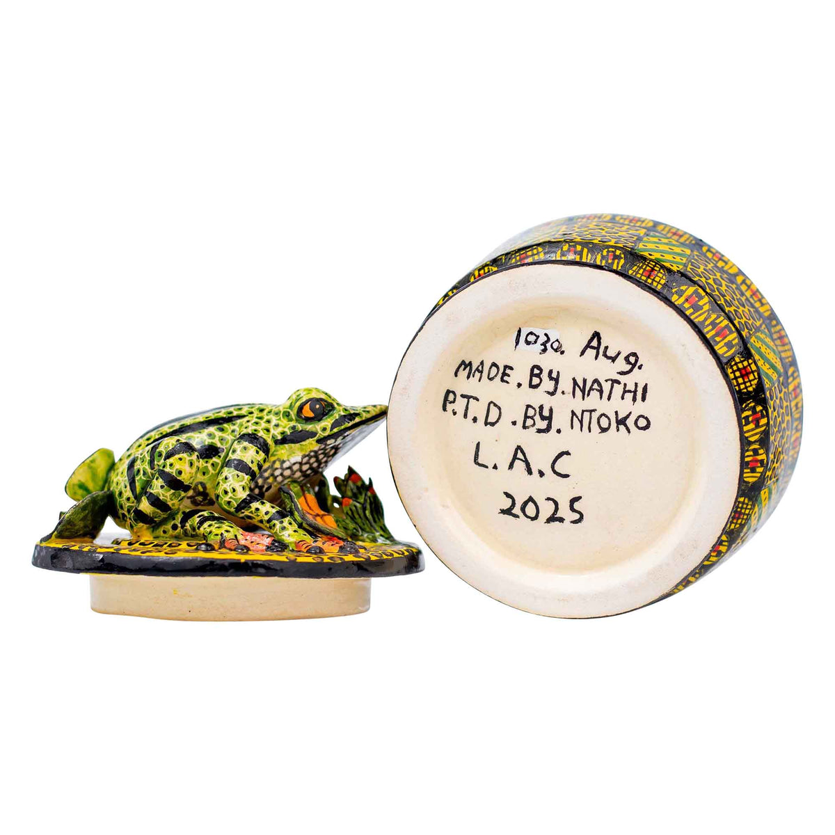 Frog jewelry box
