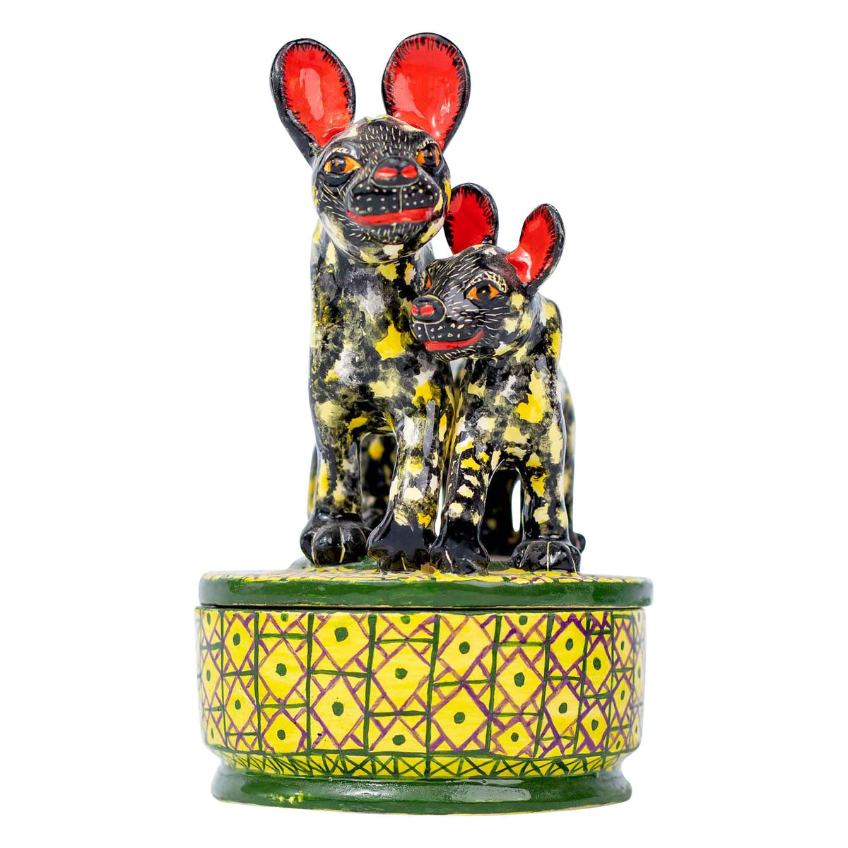 Wild dog jewelry box