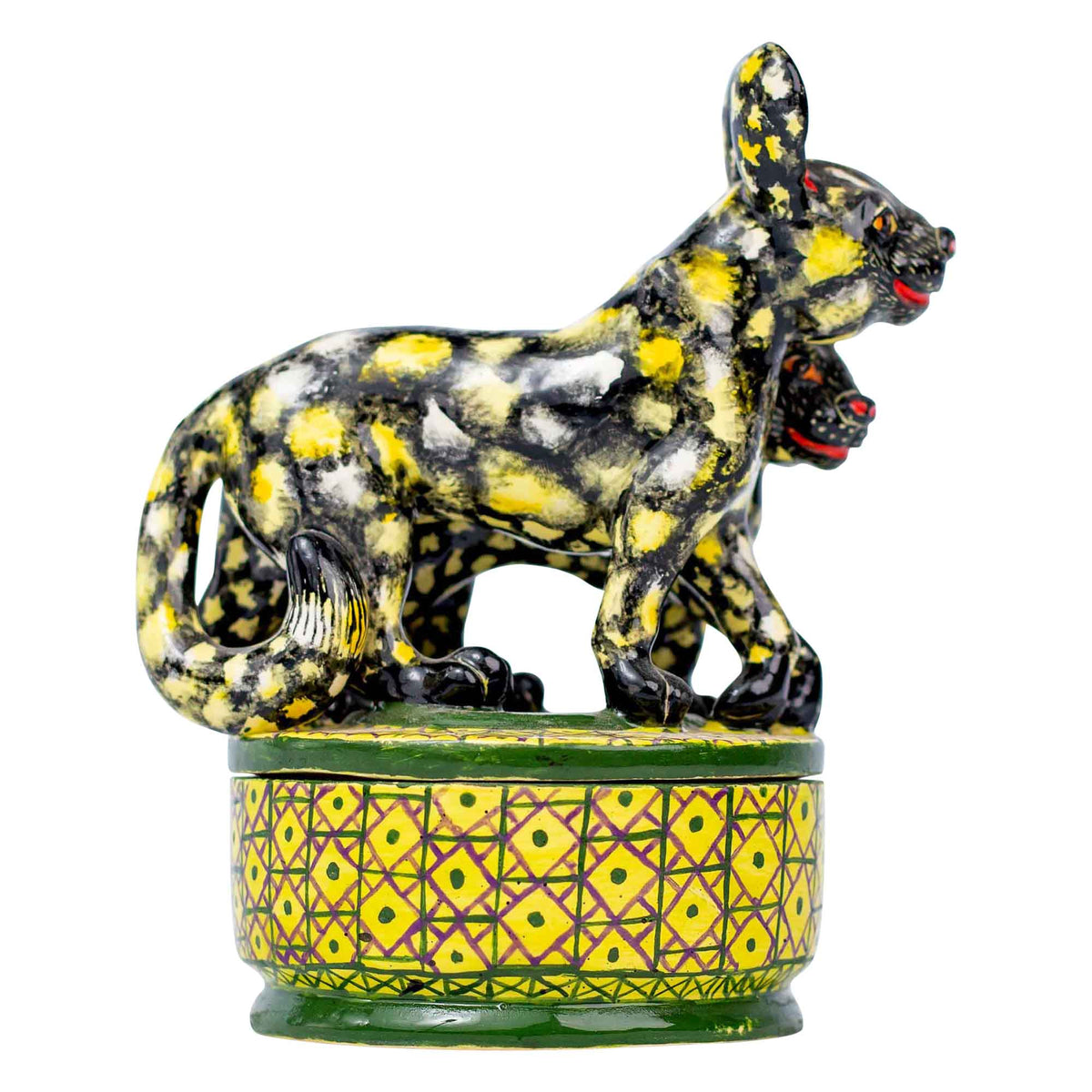 Wild dog jewelry box
