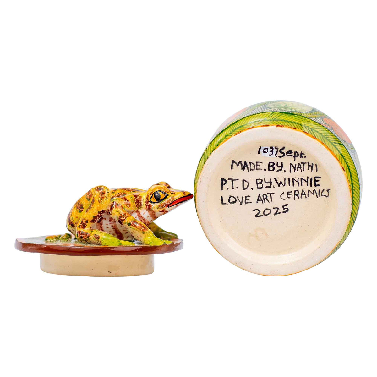 Frog jewelry box