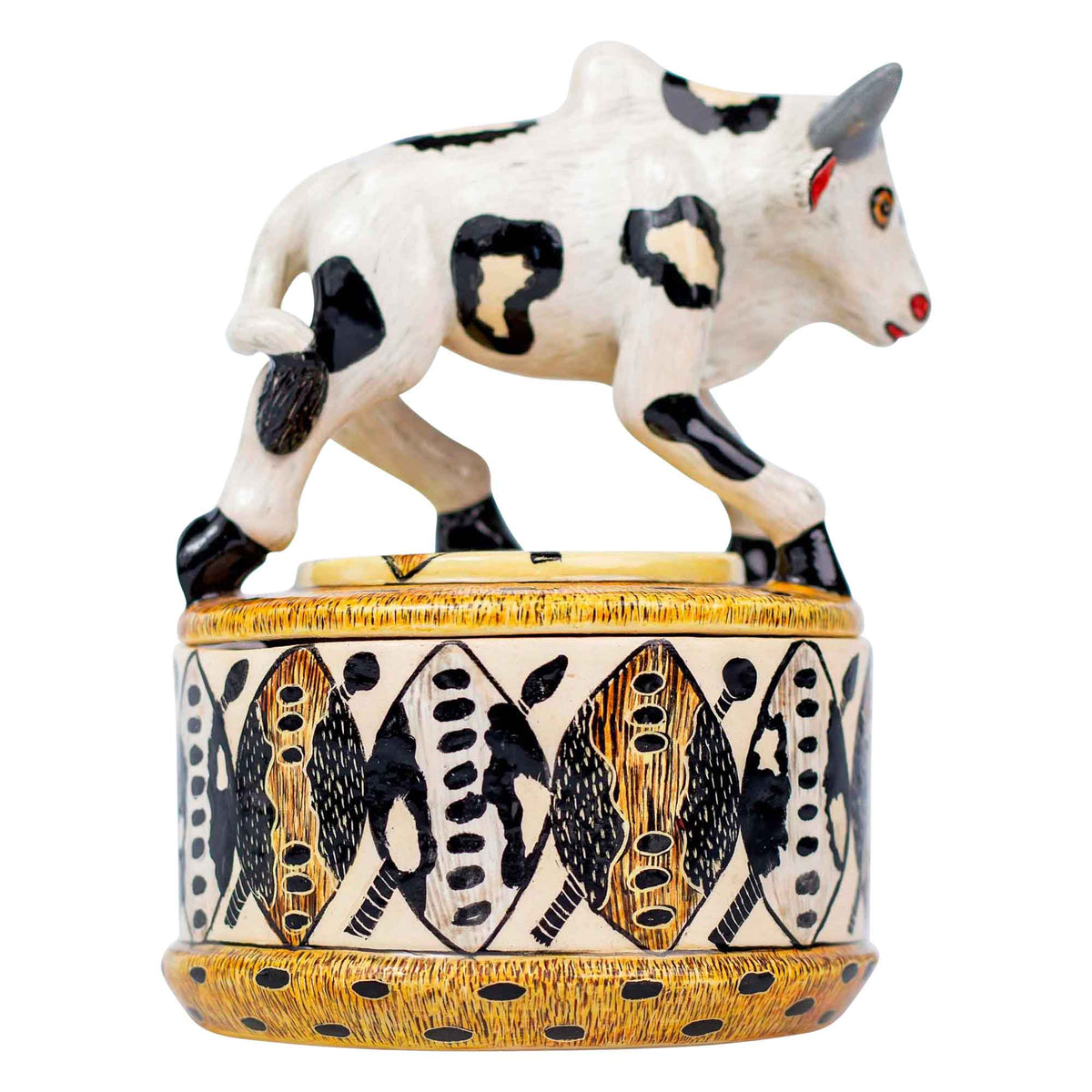 Cow jewelry box