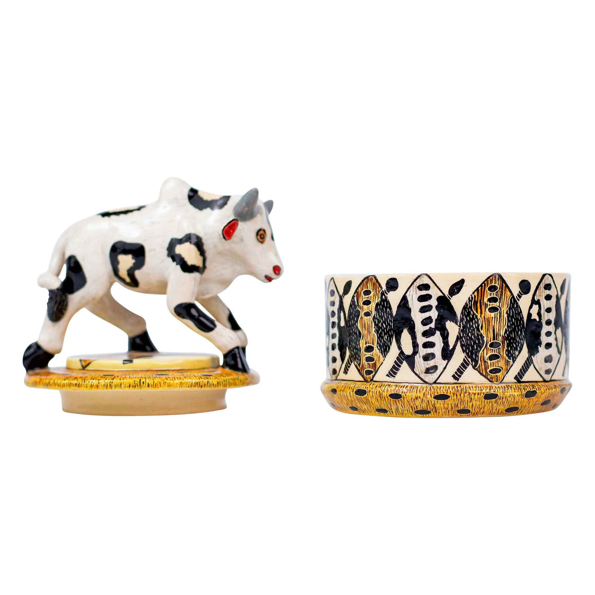 Cow jewelry box