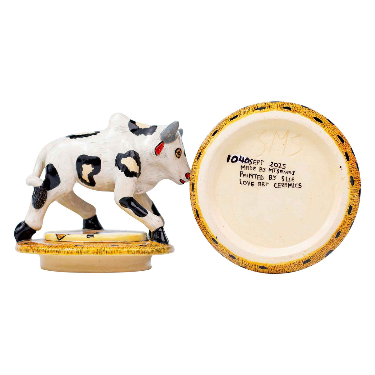 Cow jewelry box