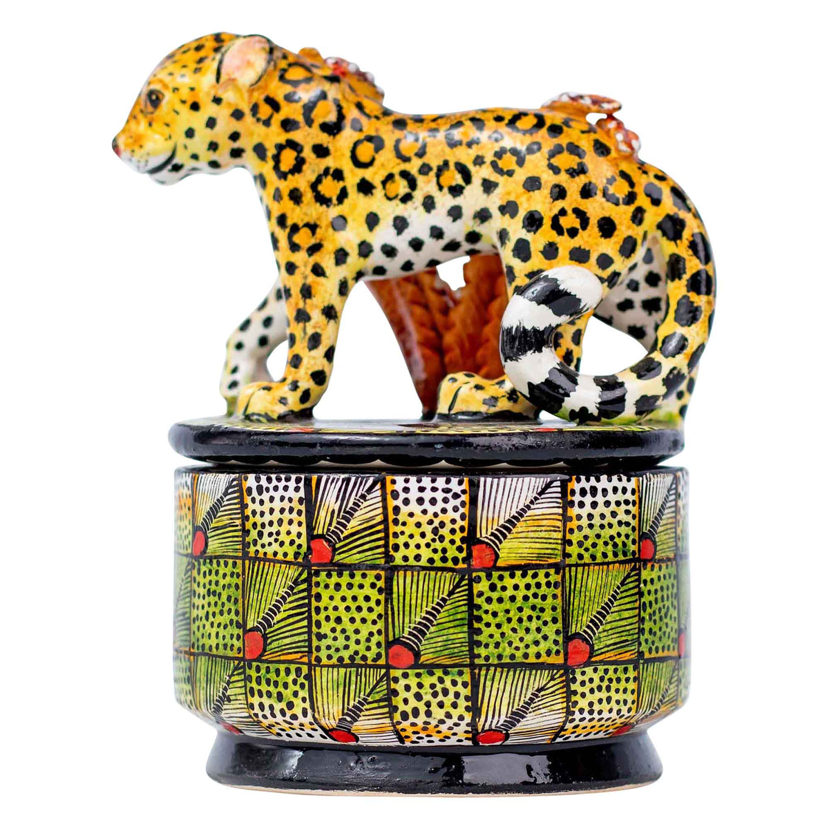 Leopard jewelry box
