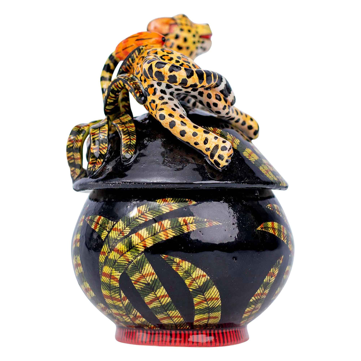Leopard jewelry box