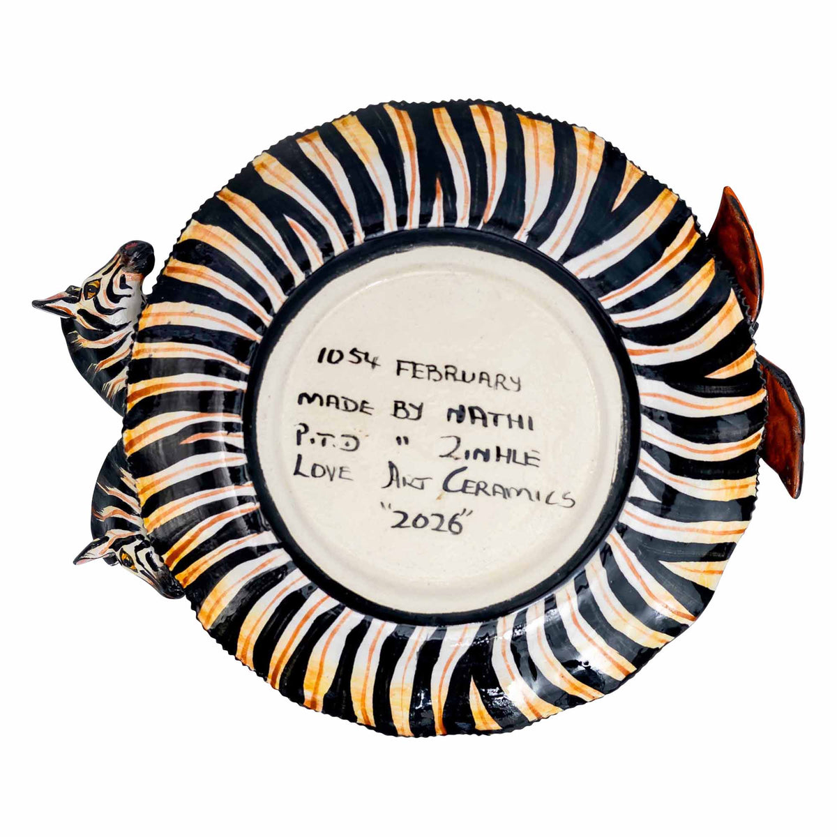 Zebra Coin Dish