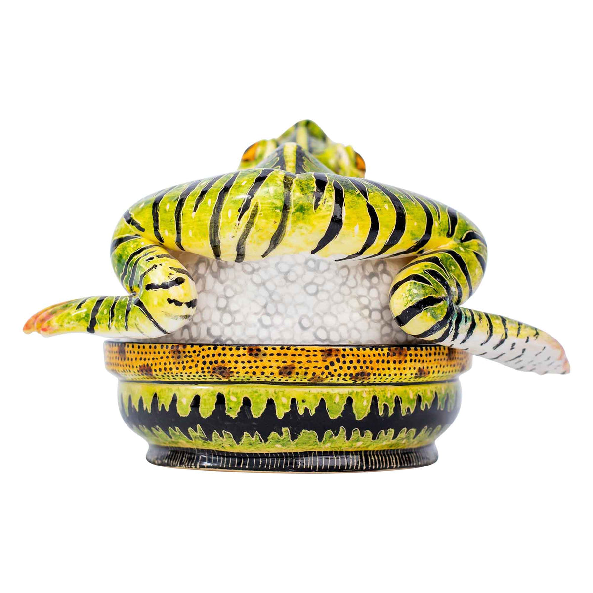 Frog butter dish