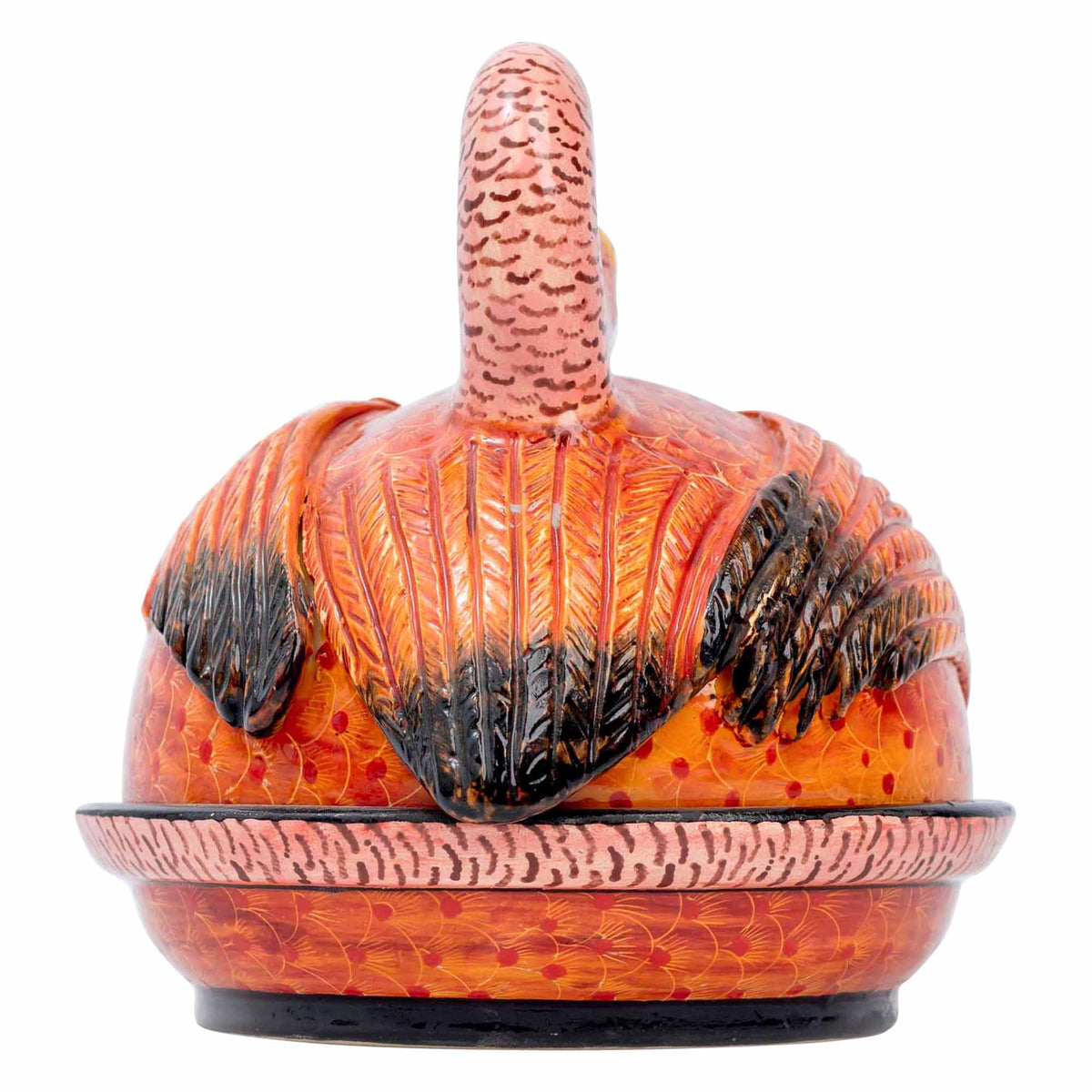 Flamingo butter dish