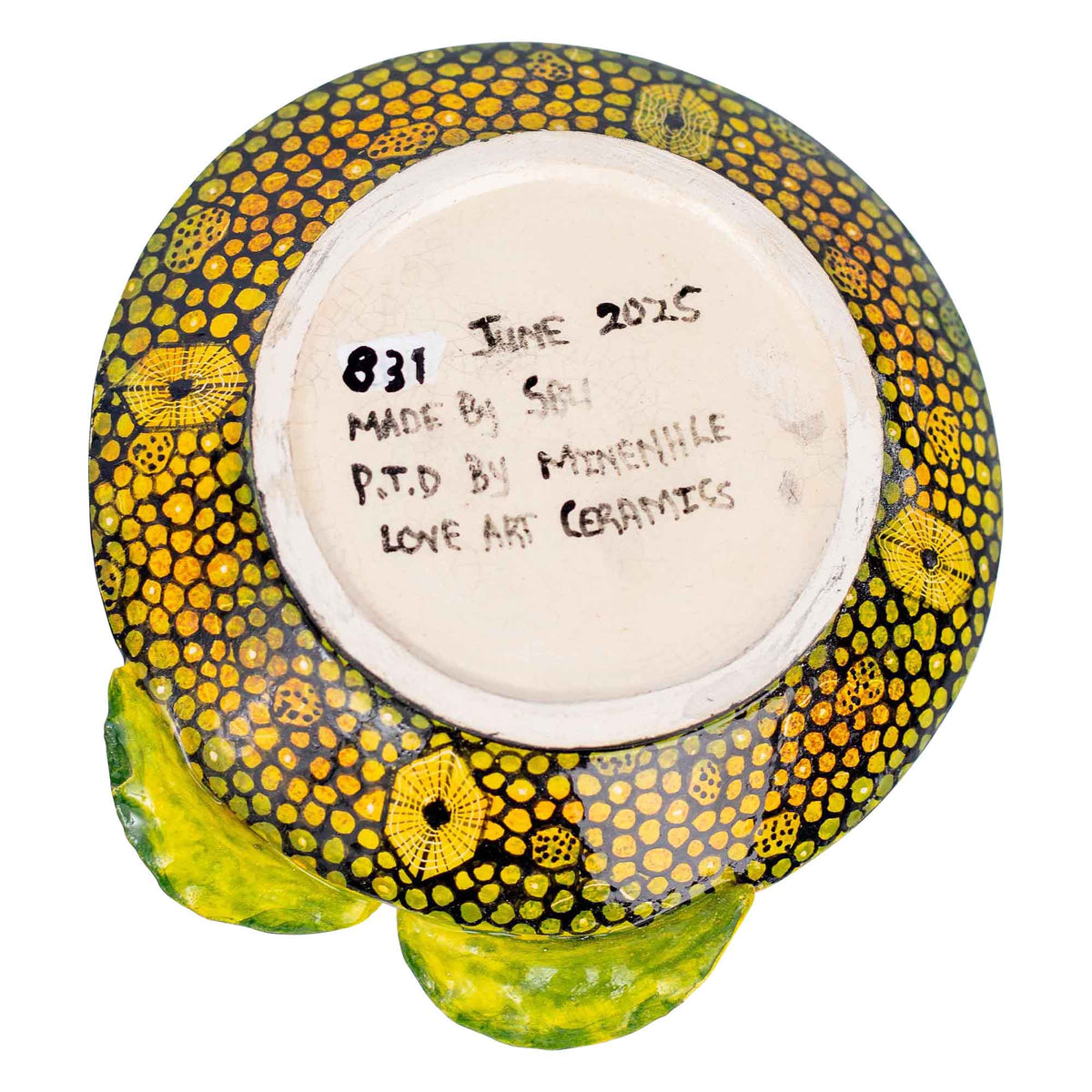 Protea & bee coin dish