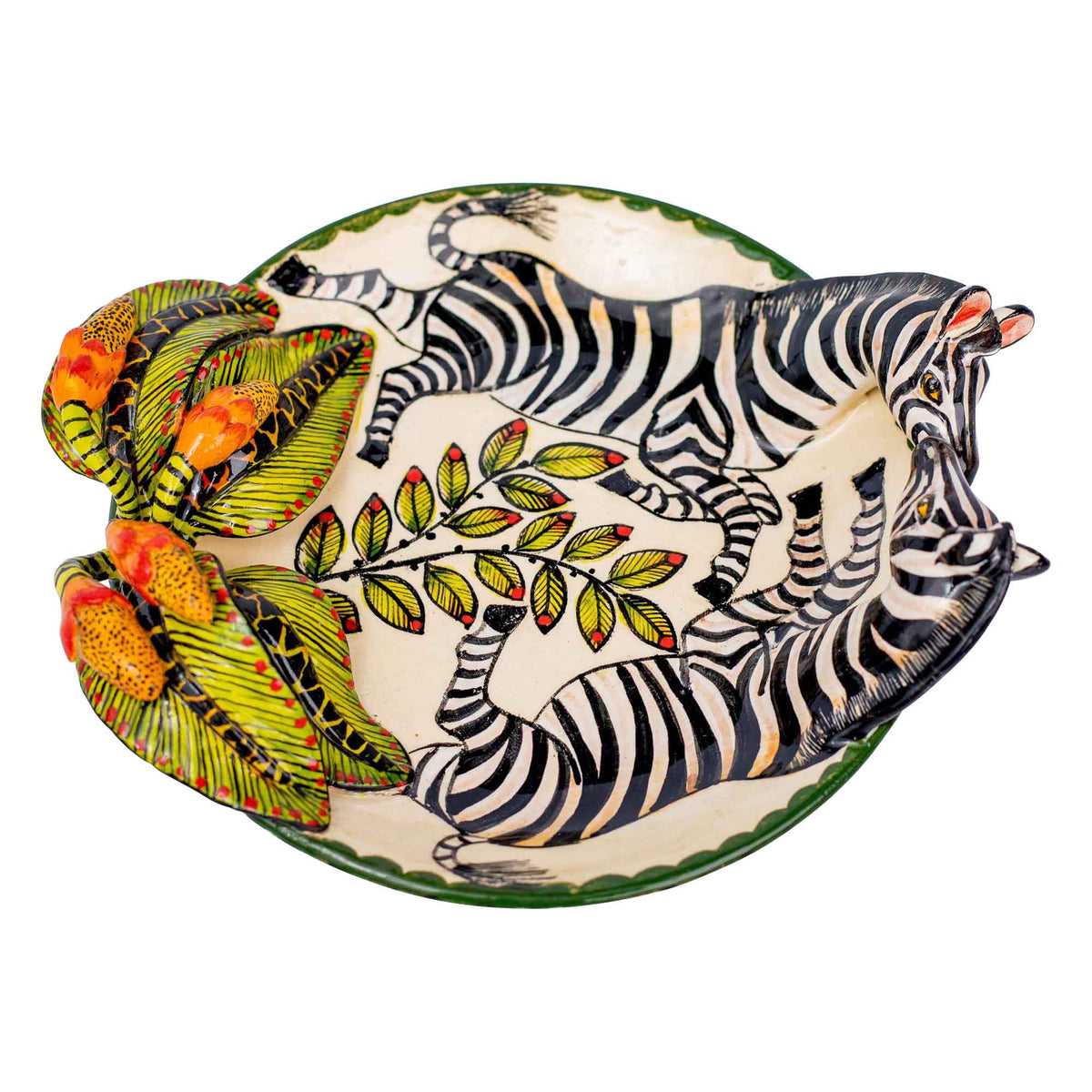Zebra coin dish
