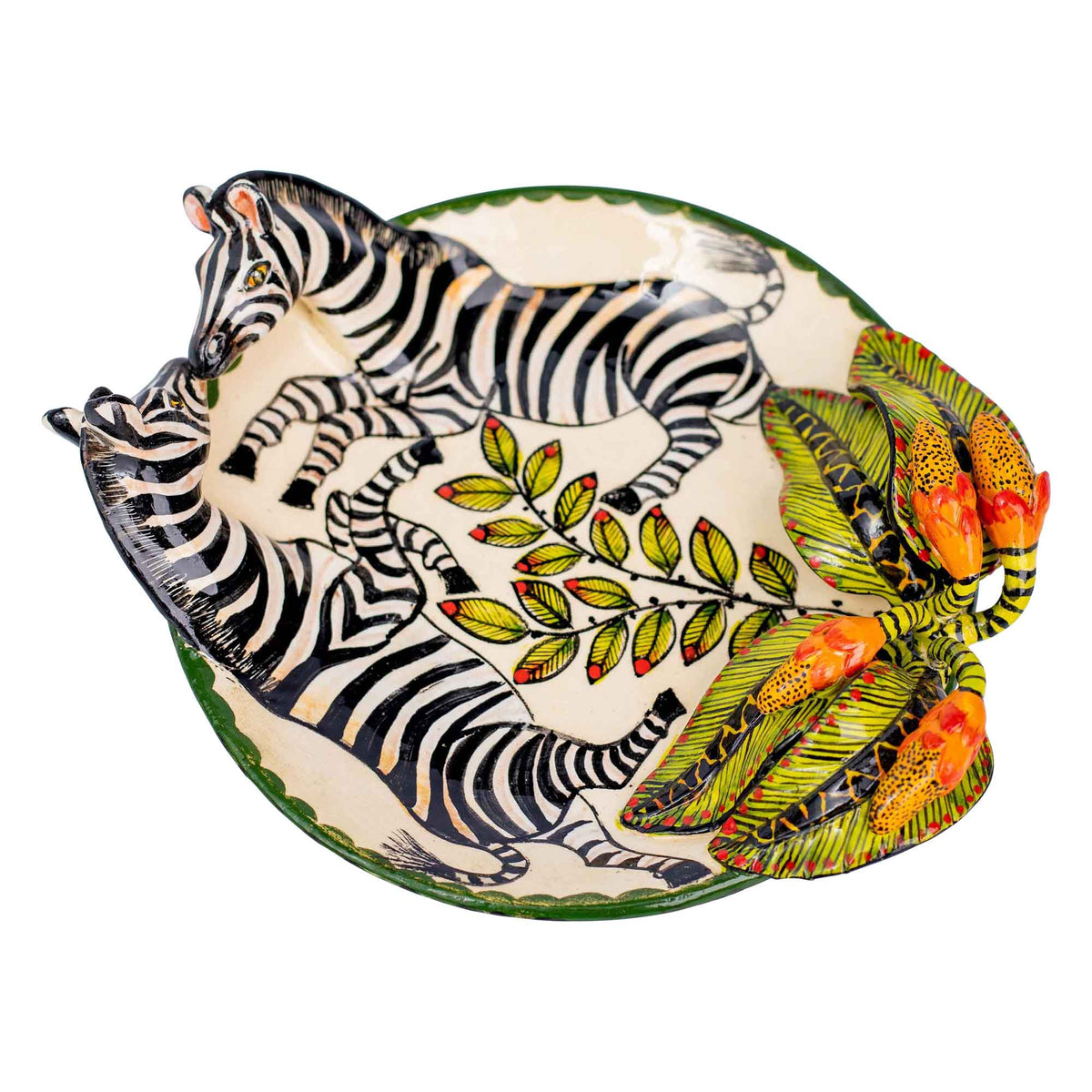 Zebra coin dish