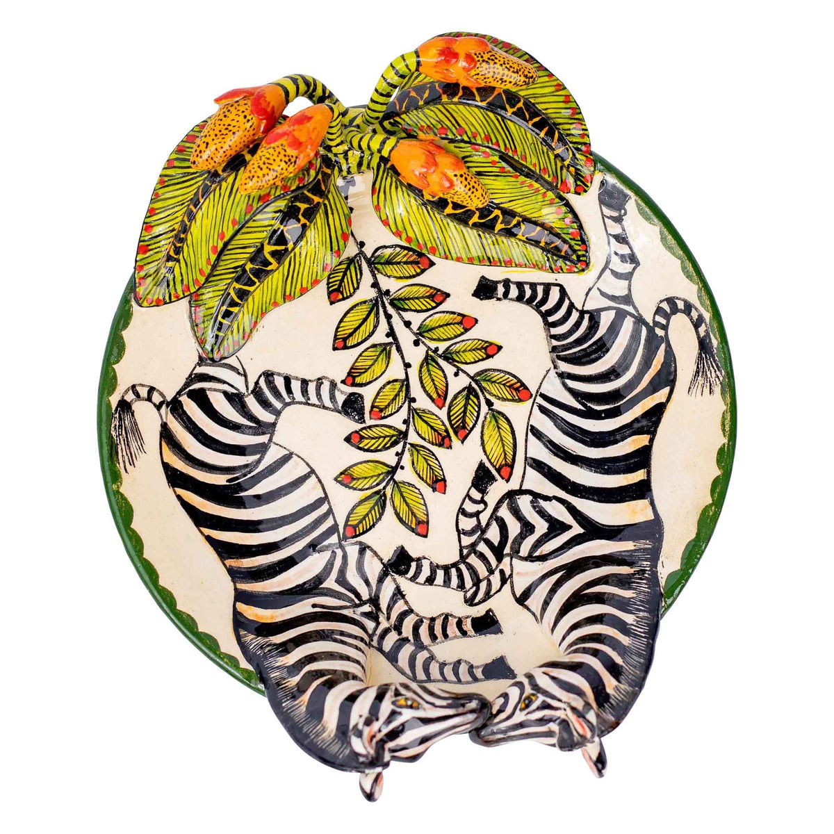 Zebra coin dish