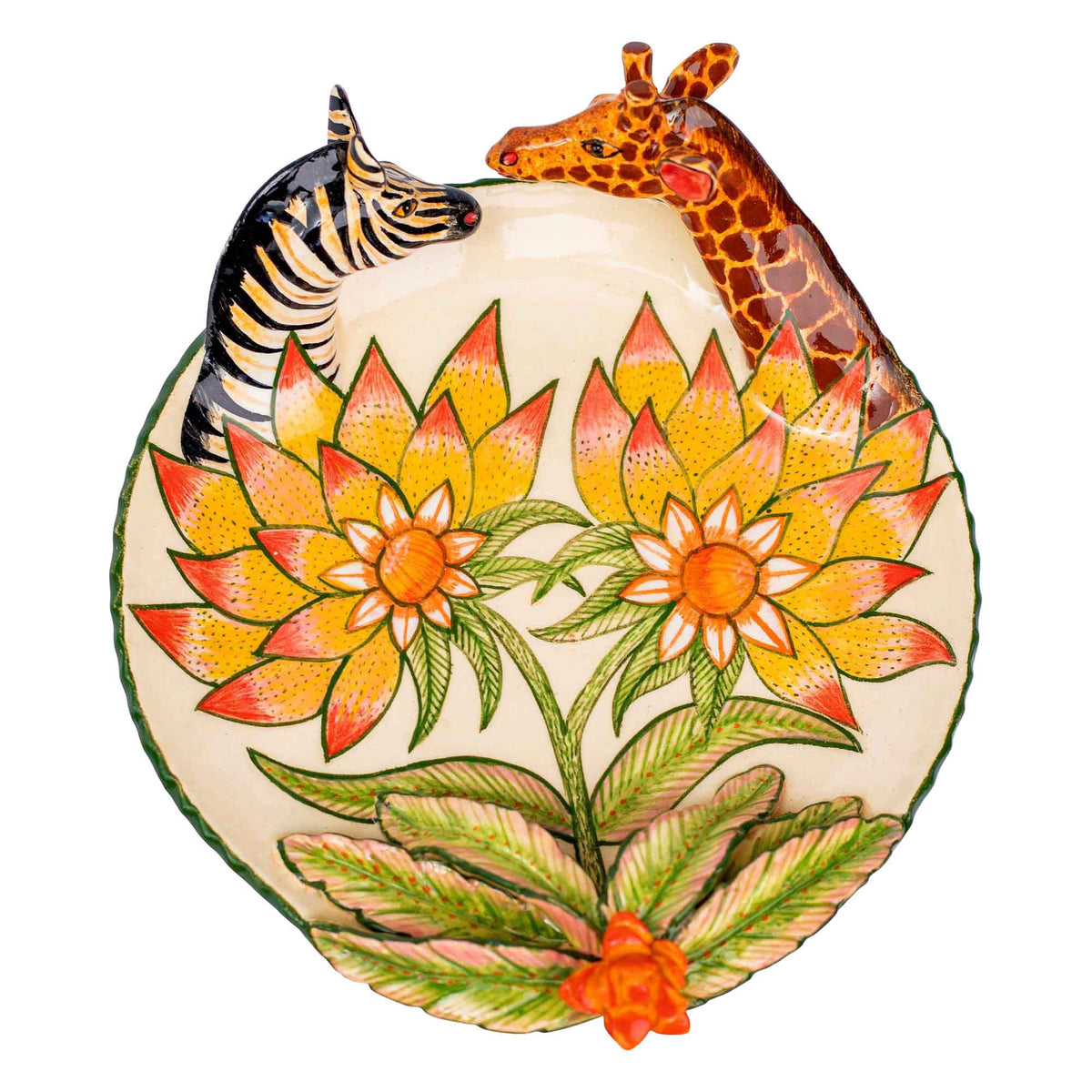 Zebra & giraffe coin dish
