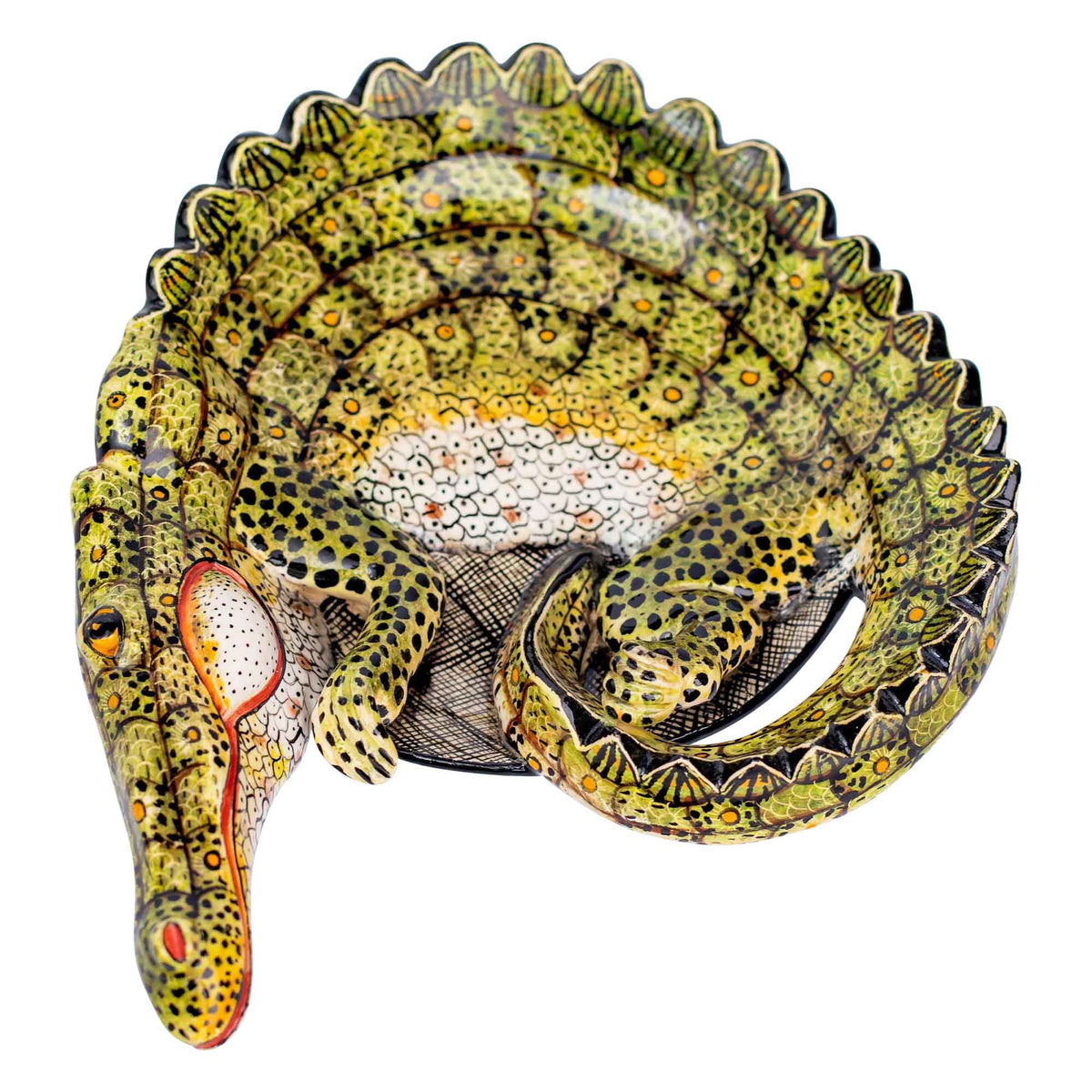 Crocodile coin dish