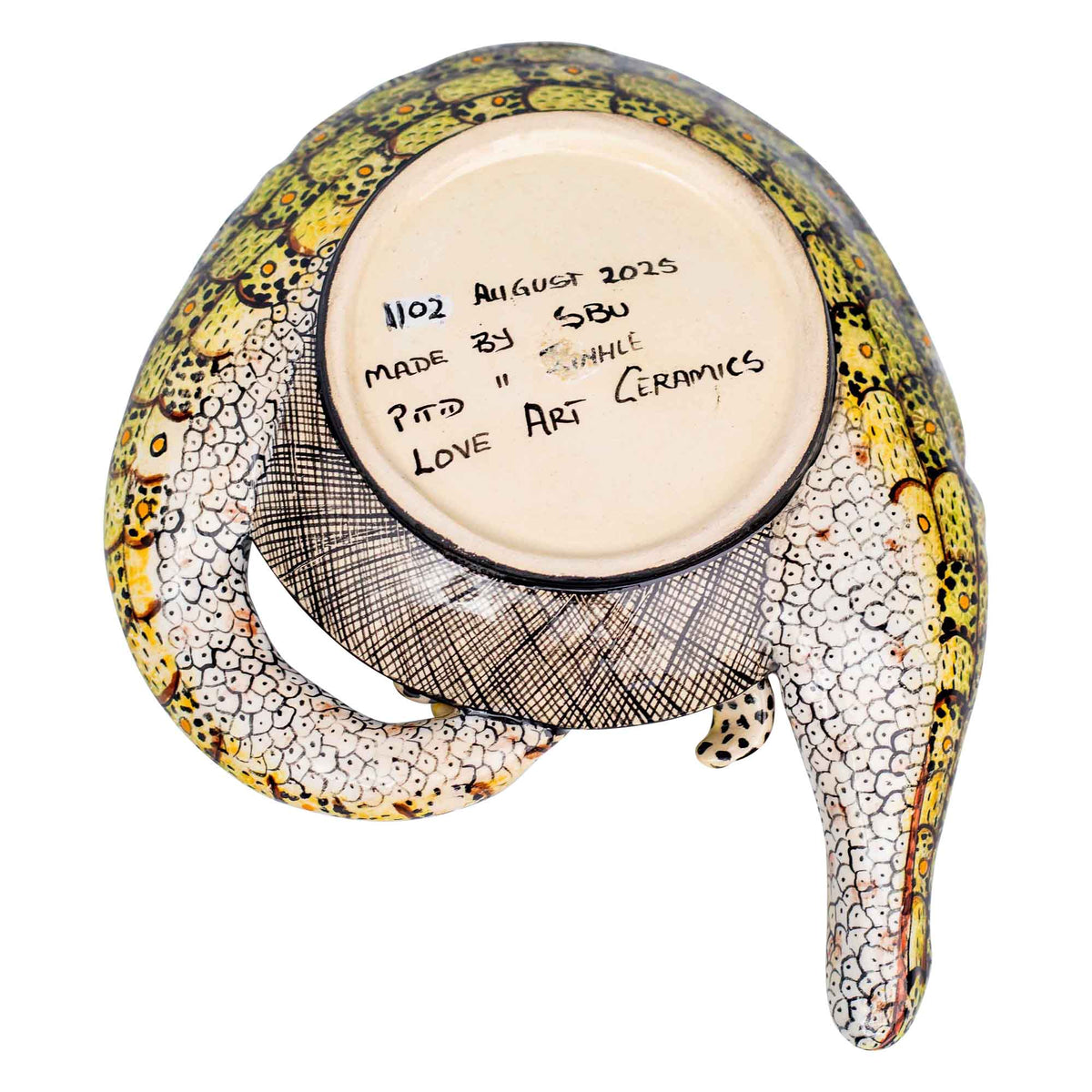 Crocodile coin dish