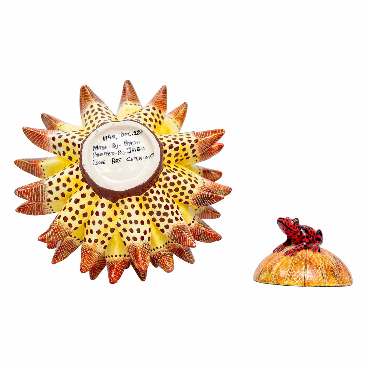 Frog, Protea Jewelry Box