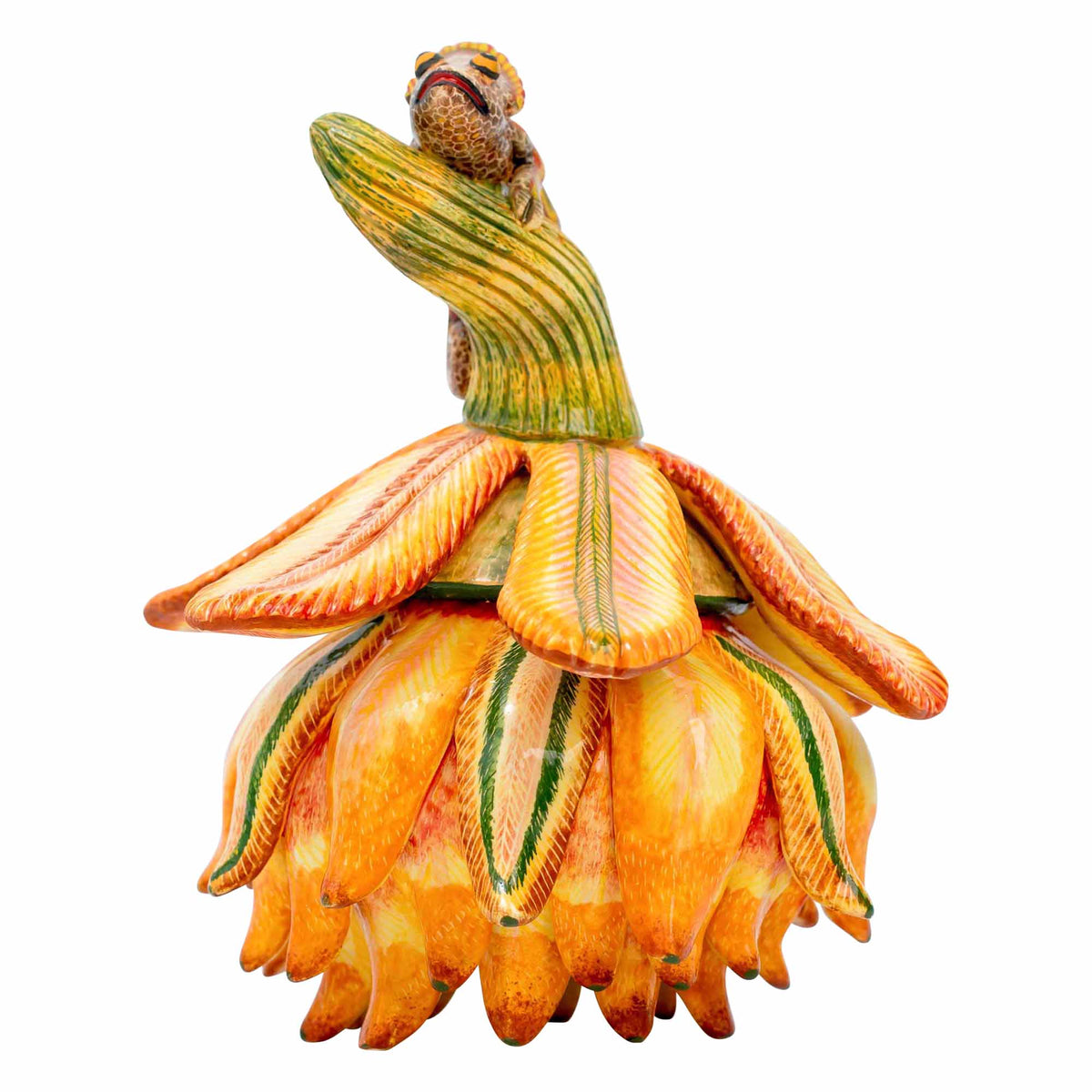 Chameleon, Flower Jewelry Box