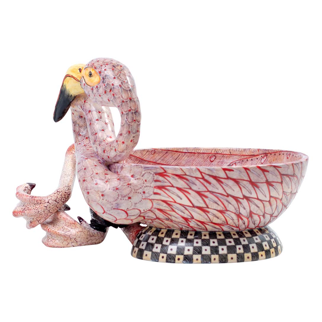 Flamingo bowl