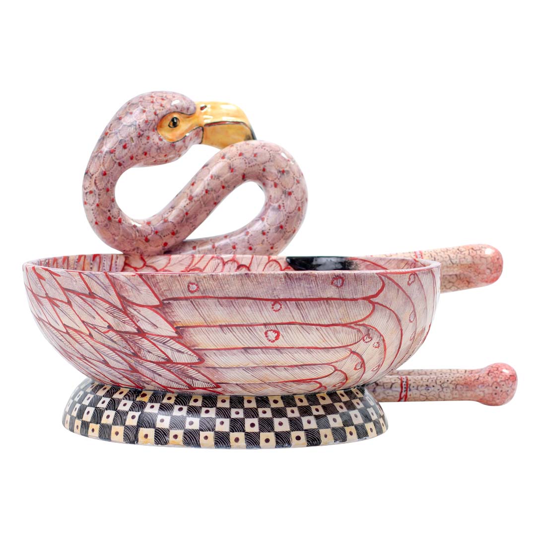 Flamingo bowl