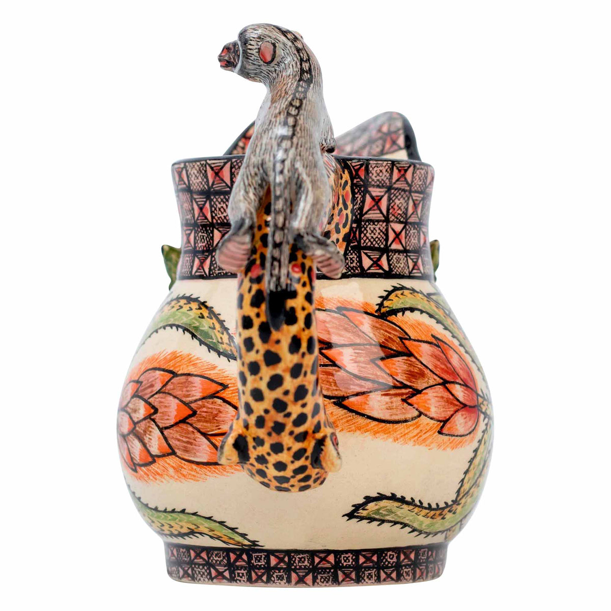 Leopard & Monkey Jug