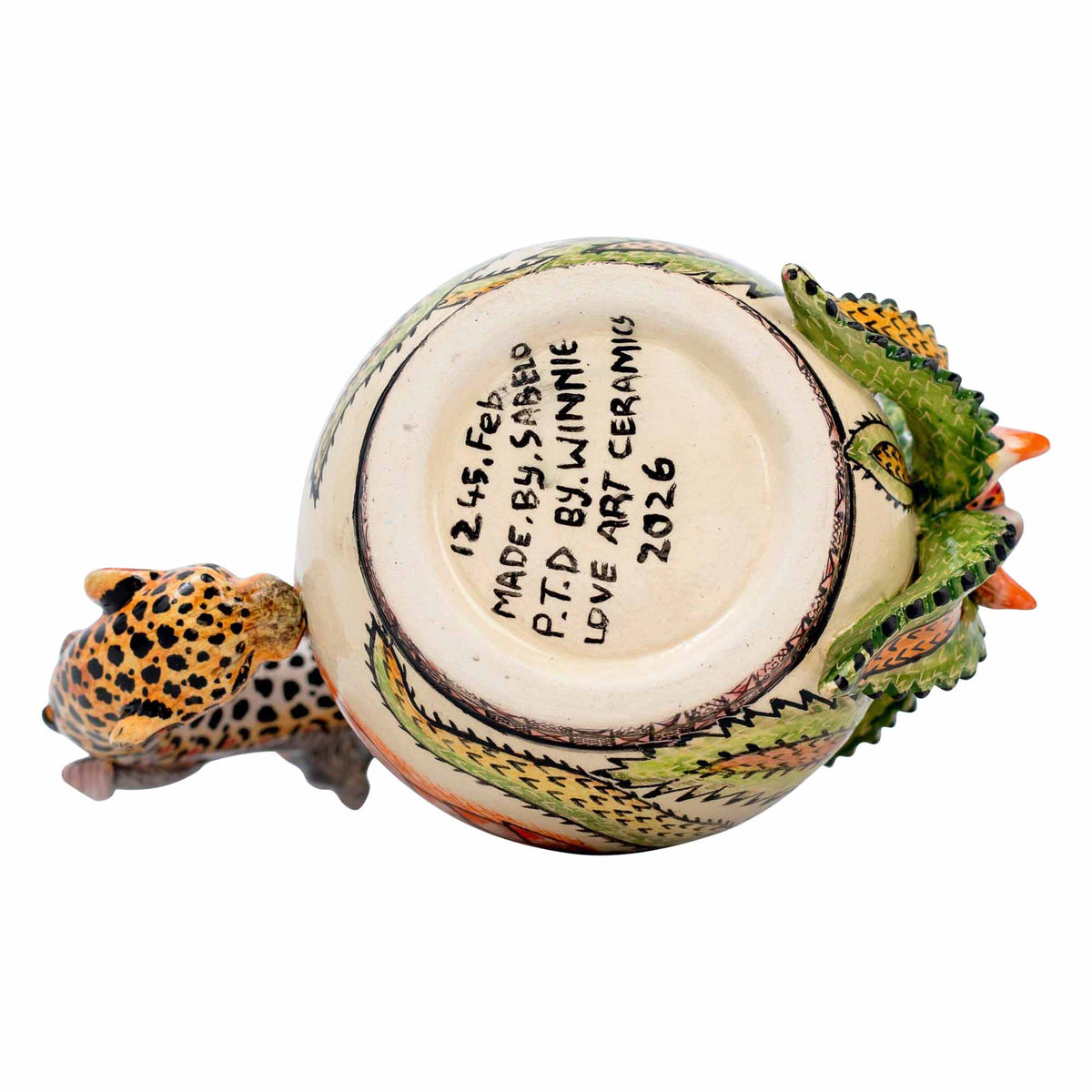 Leopard & Monkey Jug