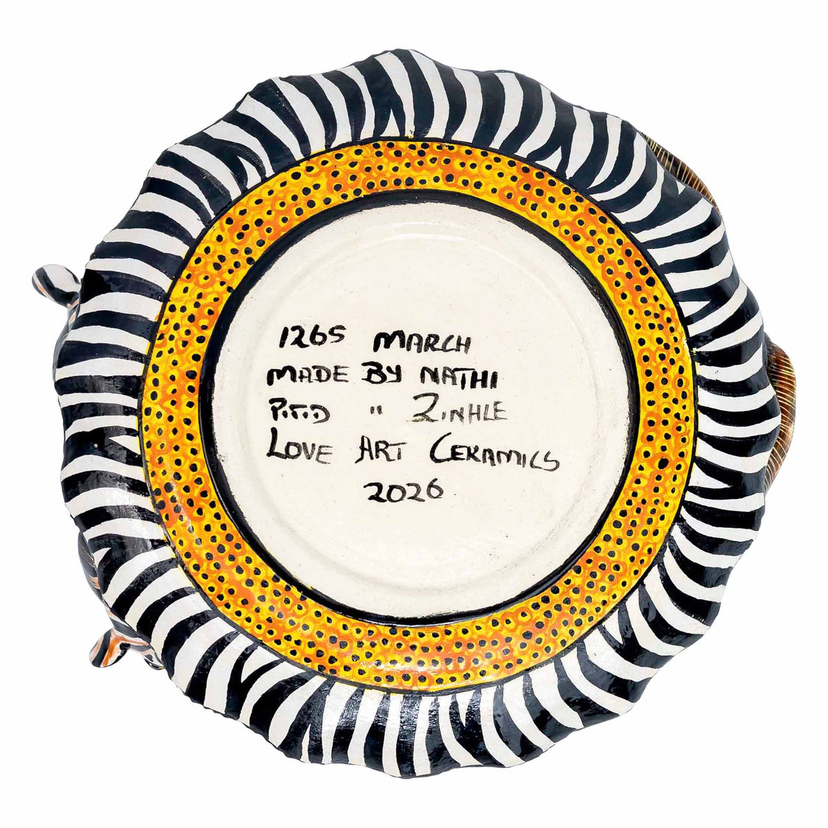 Zebra Coin Dish