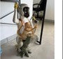 Monkey sculpture