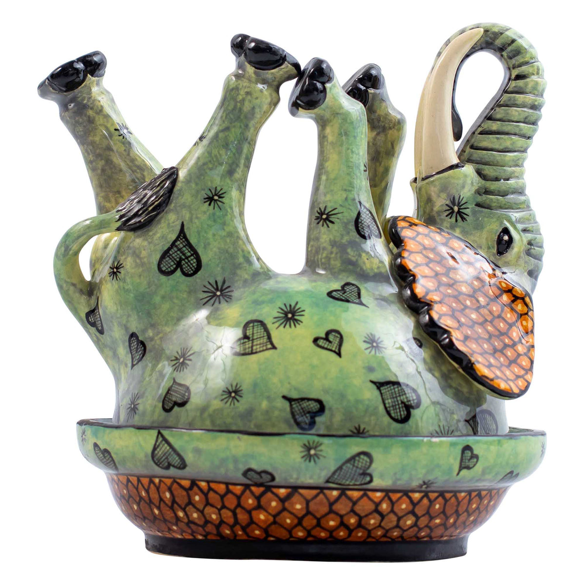 Elephant butterdish