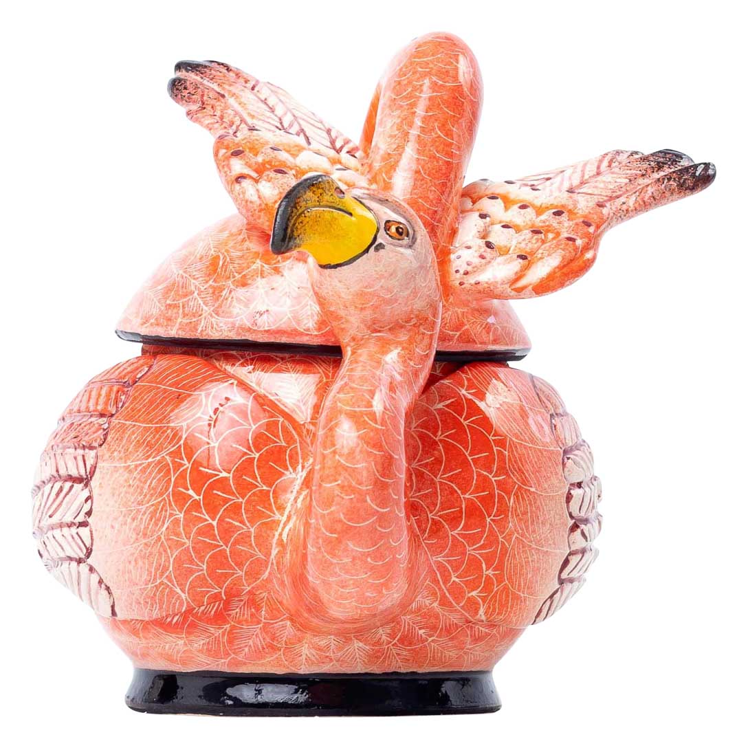 Flamingo jewelry box