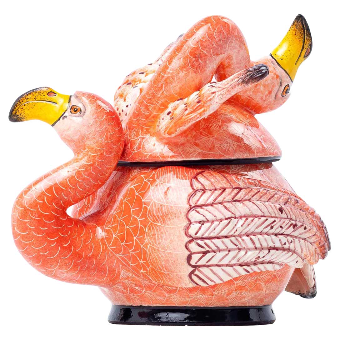 Flamingo jewelry box