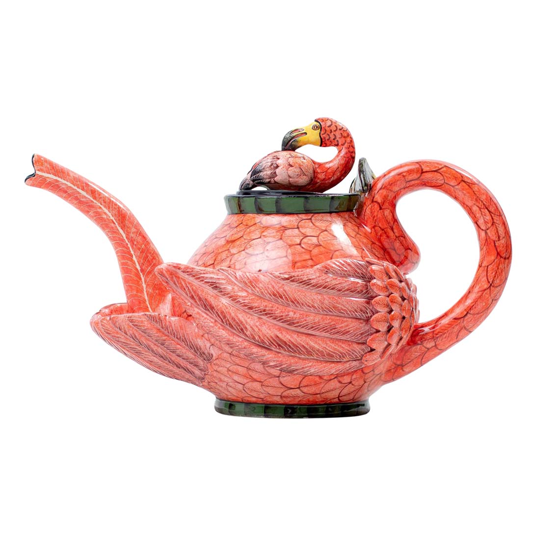 Flamingo teapot
