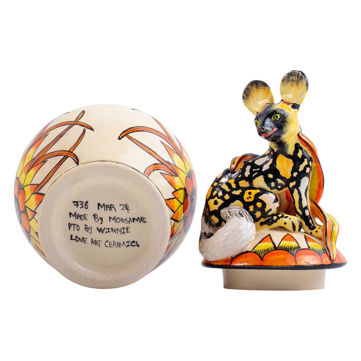 Wild dog jewelry box