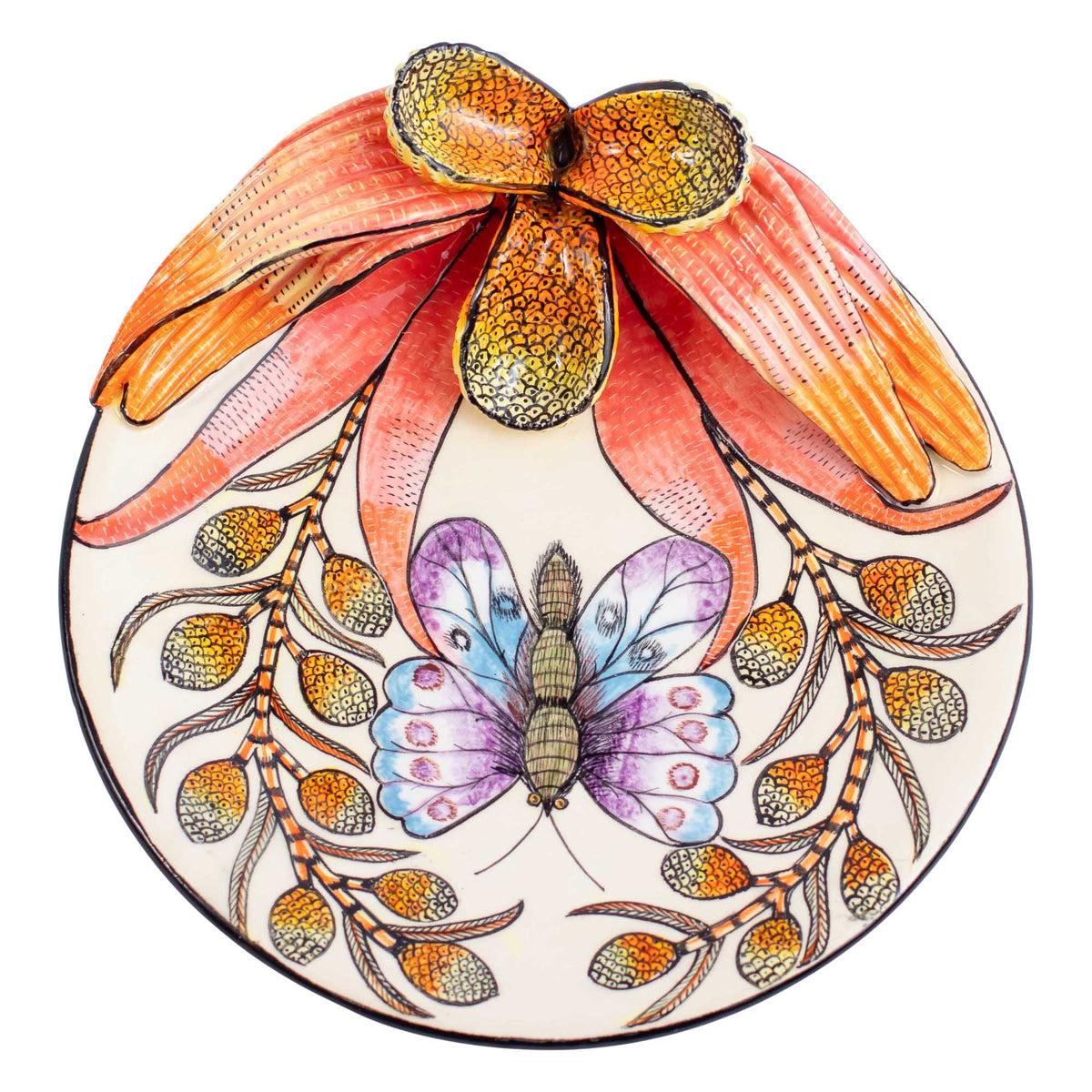 Butterfly coin dish