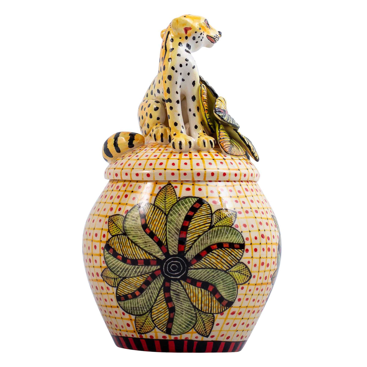 Serval cat jewelry box