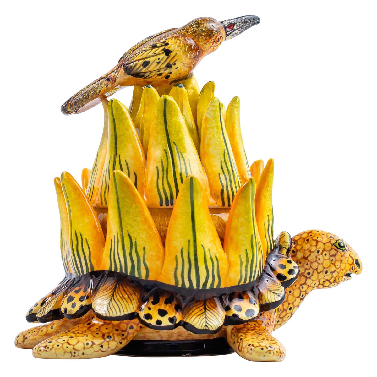 Turtle & sunbird jewelry box