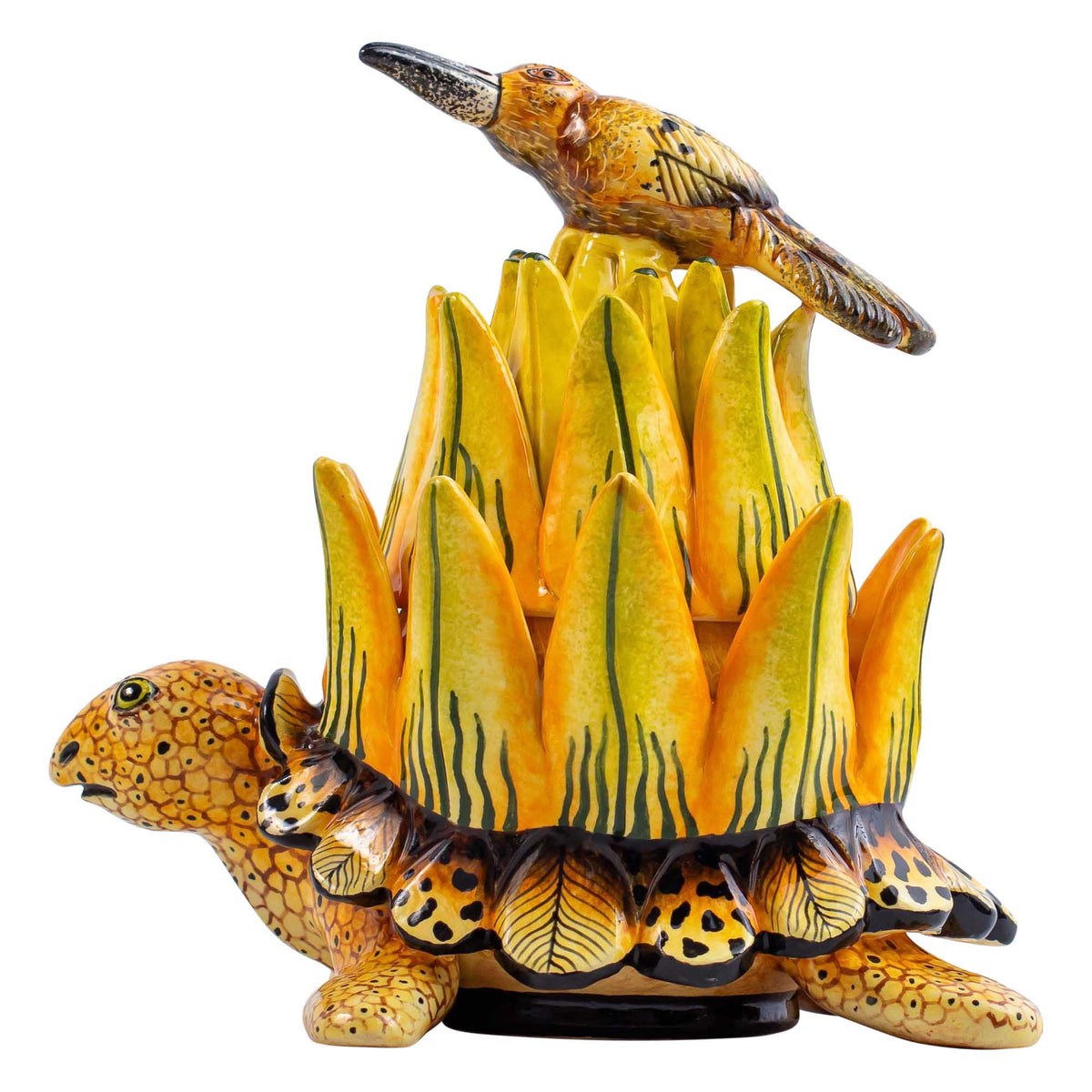 Turtle & sunbird jewelry box
