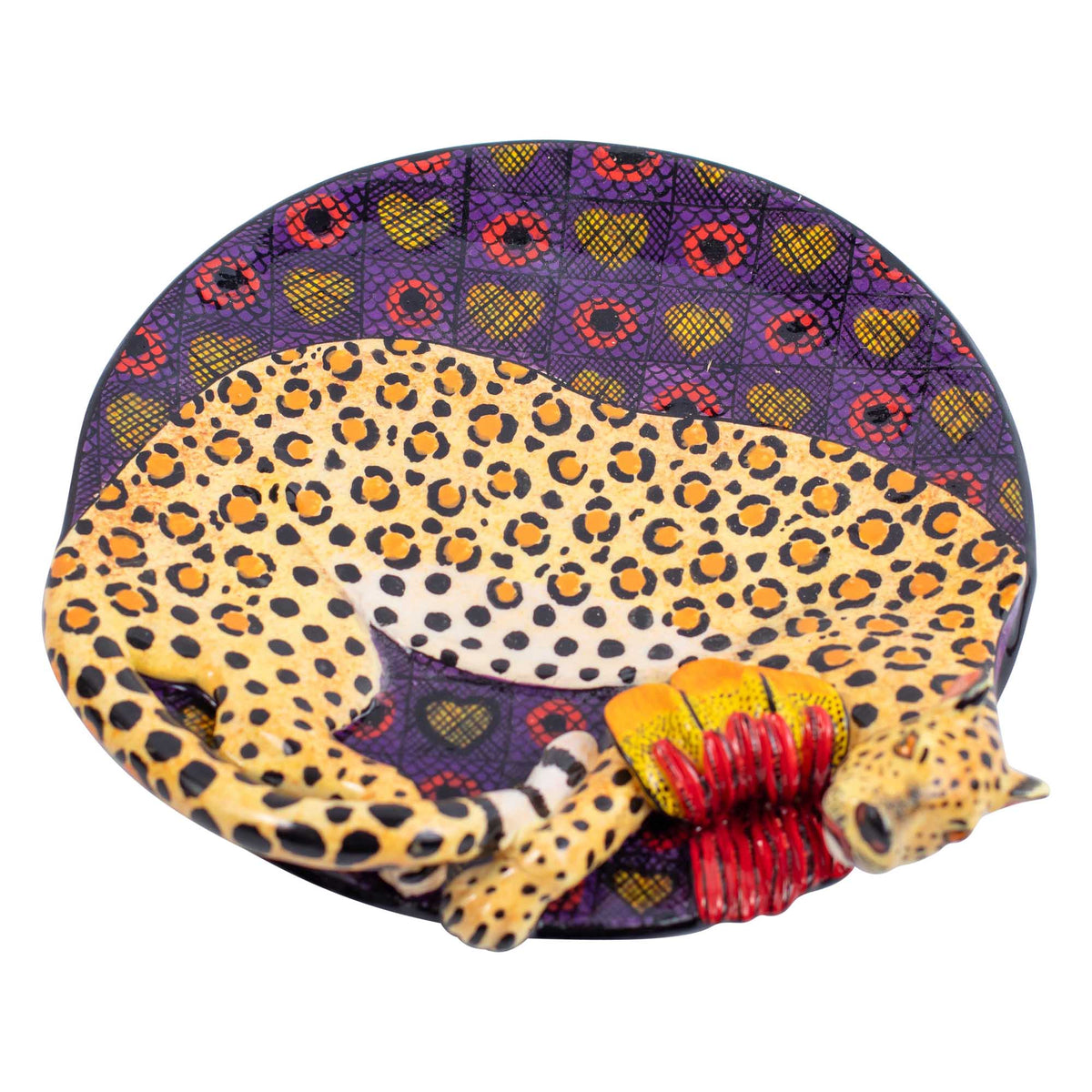 Leopard coin dish