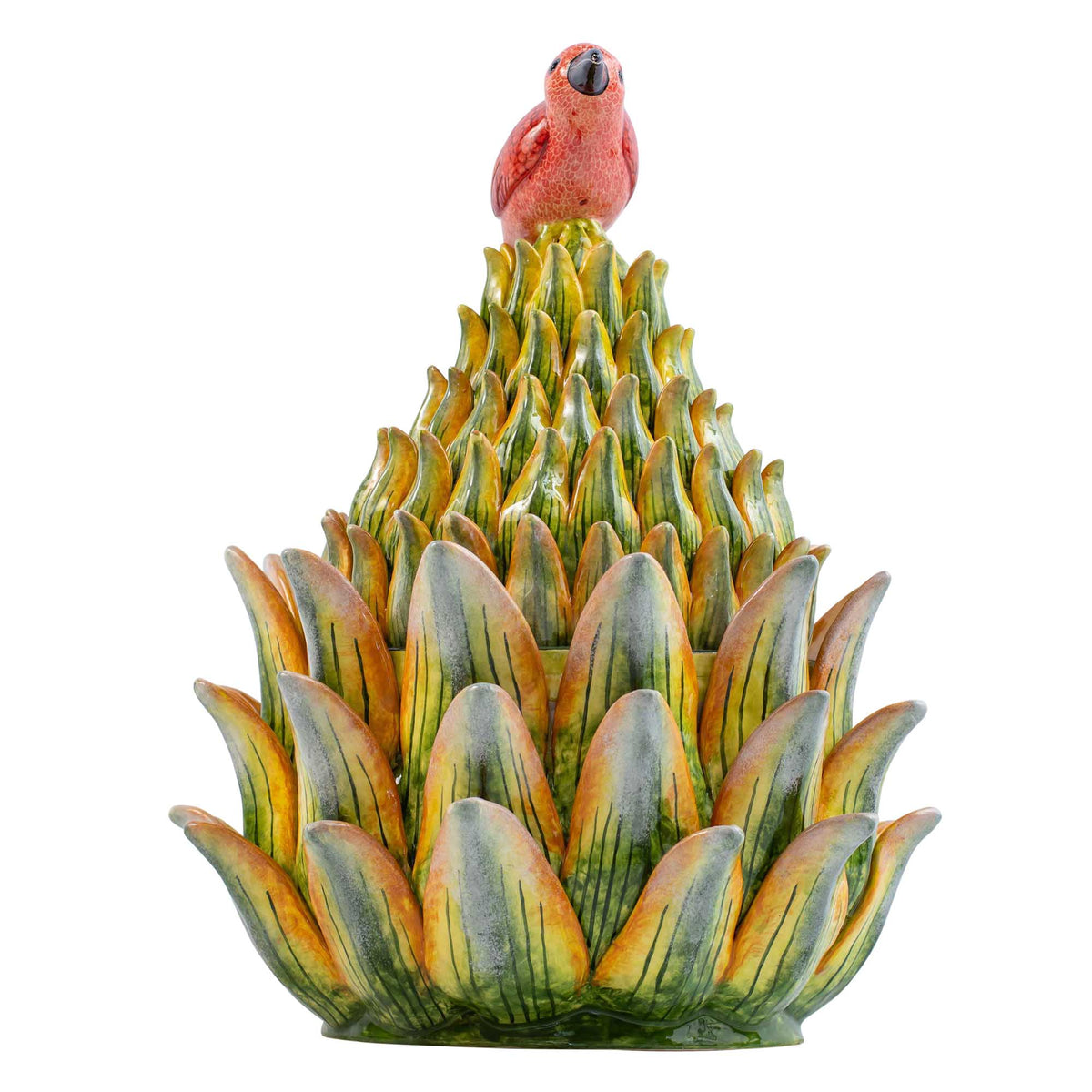 Sunbird on protea tureen