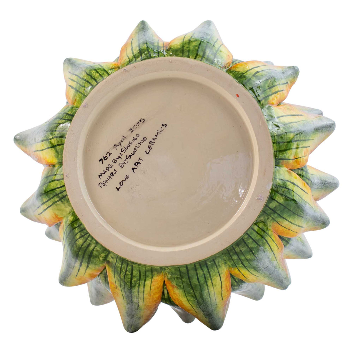 Sunbird on protea tureen