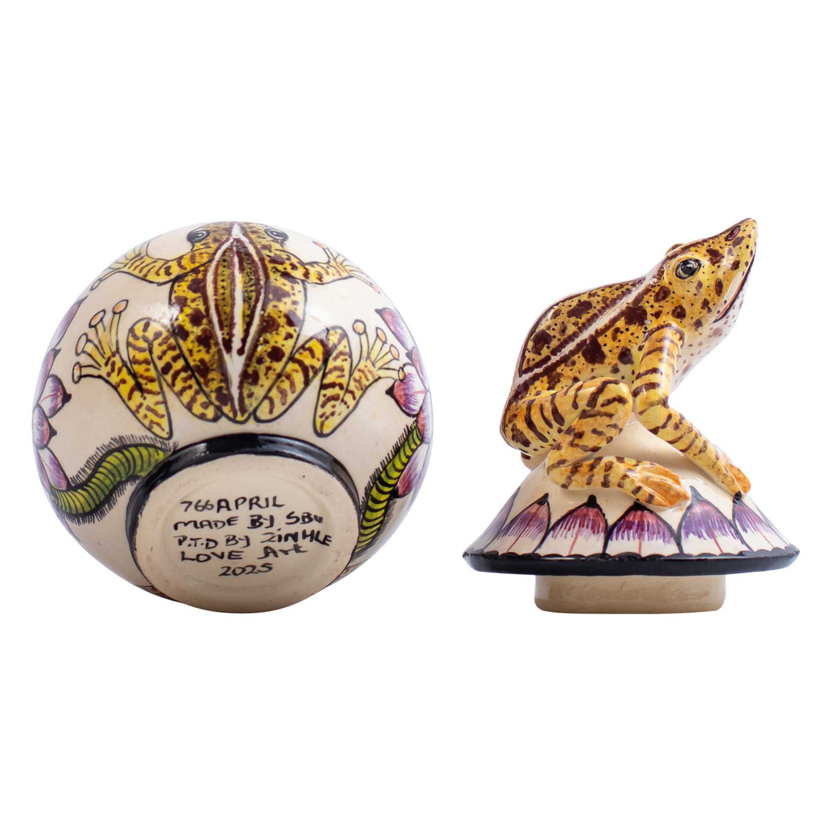 Frog jewelry box