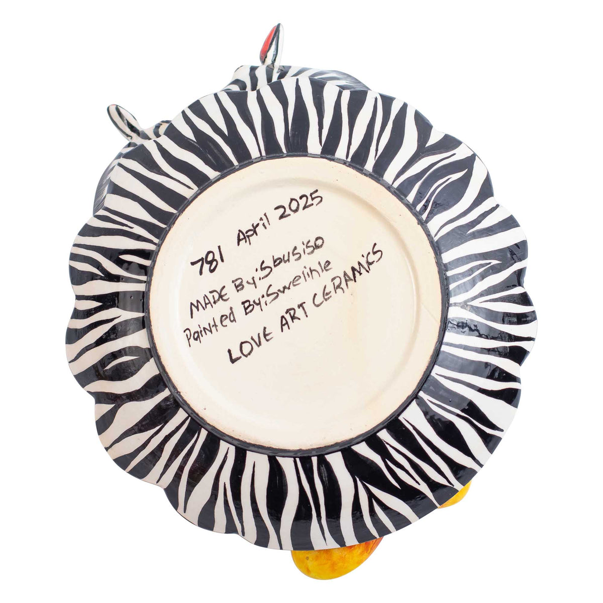 Zebra coin dish