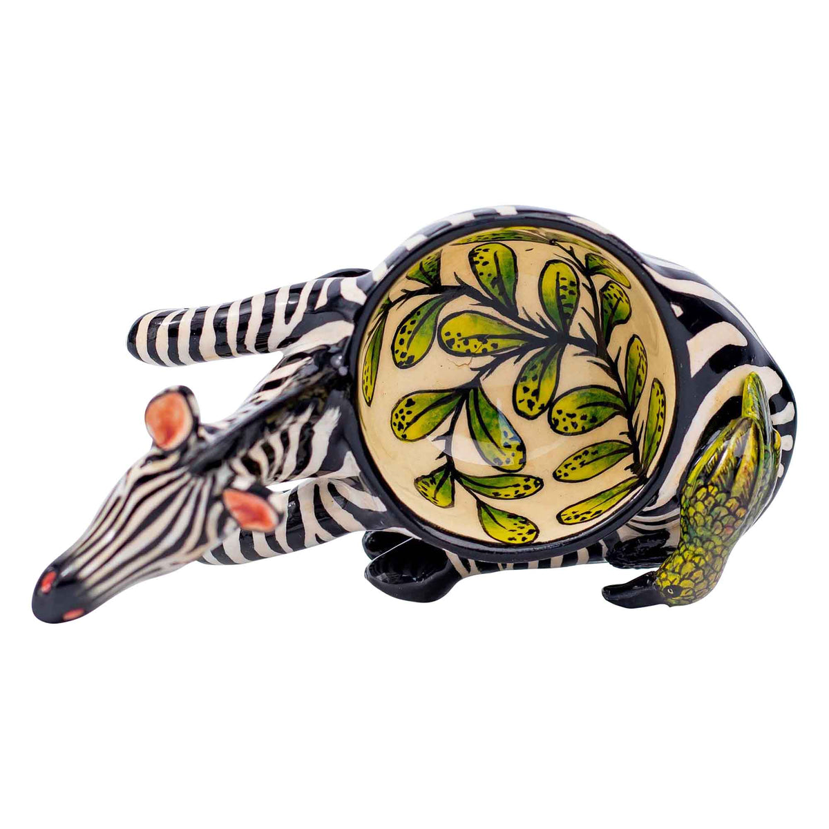 Zebra peanut bowl